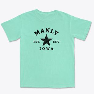Manly Iowa Star Premium Heavyweight T-shirt