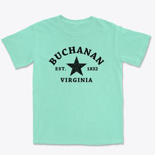 Buchanan Virginia Star Premium Heavyweight T-shirt