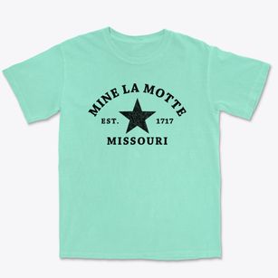 Mine La Motte Missouri Star Premium Heavyweight T-shirt