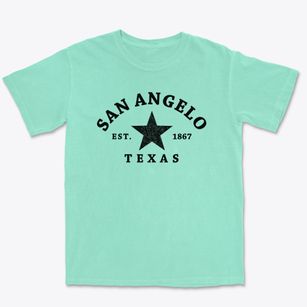 San Angelo Texas Star Premium Heavyweight T-shirt