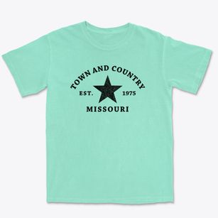 Town And Country Missouri Star Premium Heavyweight T-shirt