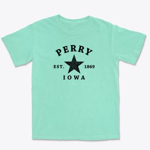 Perry Iowa Star Premium Heavyweight T-shirt