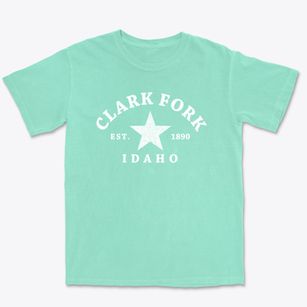 Clark Fork Idaho Star Premium Heavyweight T-shirt
