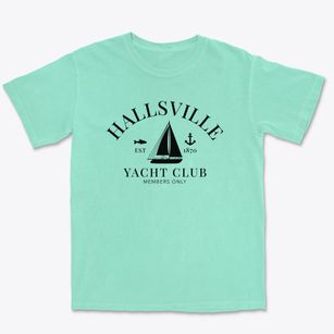 Hallsville Texas Yacht Club Premium Heavyweight T-shirt