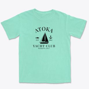 Atoka Oklahoma Yacht Club Premium Heavyweight T-shirt