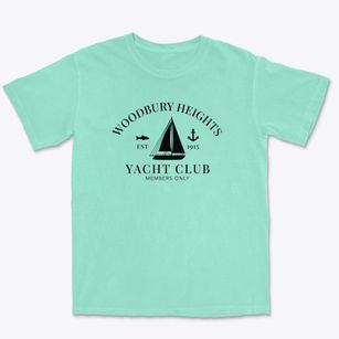 Woodbury Heights New Jersey Yacht Club Premium Heavyweight T-shirt