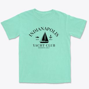 Indianapolis Indiana Yacht Club Premium Heavyweight T-shirt