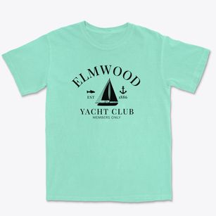 Elmwood Nebraska Yacht Club Premium Heavyweight T-shirt
