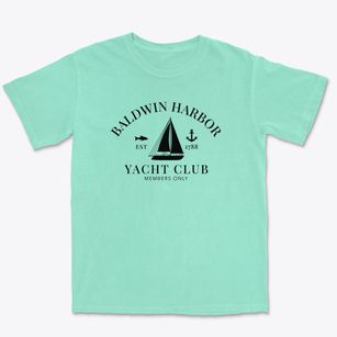 Baldwin Harbor New York Yacht Club Premium Heavyweight T-shirt