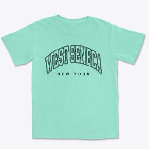 West Seneca New York Inline Premium Heavyweight T-shirt