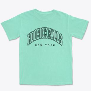 Hoosick Falls New York Inline Premium Heavyweight T-shirt