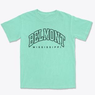 Belmont Mississippi Inline Premium Heavyweight T-shirt