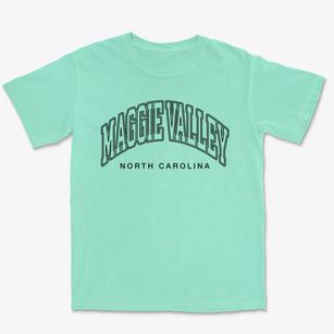 Maggie Valley North Carolina Inline Premium Heavyweight T-shirt