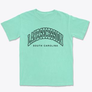 Lake Secession South Carolina Inline Premium Heavyweight T-shirt