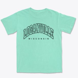 Loganville Wisconsin Inline Premium Heavyweight T-shirt