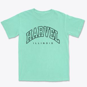 Harvel Illinois Inline Premium Heavyweight T-shirt