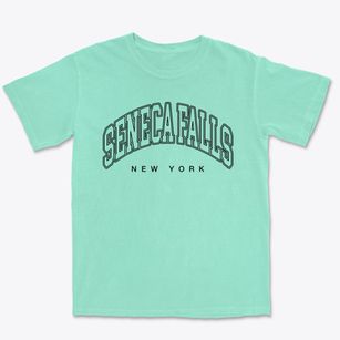 Seneca Falls New York Inline Premium Heavyweight T-shirt