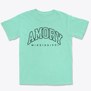 Amory Mississippi Inline Premium Heavyweight T-shirt
