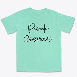 Peacock Crossroads North Carolina Freestyle Premium Heavyweight T-shirt