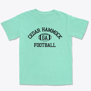 Cedar Hammock Georgia Football Premium Heavyweight T-shirt
