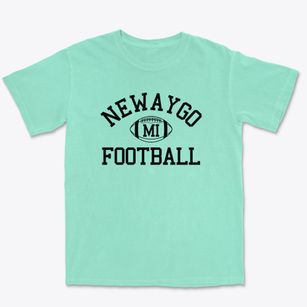 Newaygo Michigan Football Premium Heavyweight T-shirt