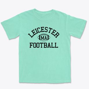 Leicester Massachusetts Football Premium Heavyweight T-shirt