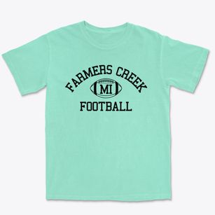 Farmers Creek Michigan Football Premium Heavyweight T-shirt
