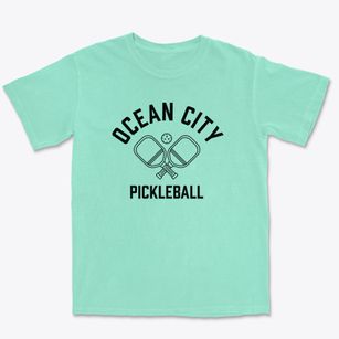 Ocean City Maryland Pickleball Premium Heavyweight T-shirt