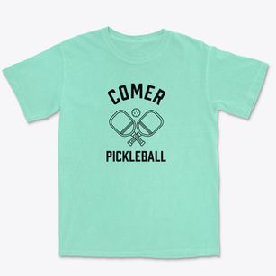 Comer Illinois Pickleball Premium Heavyweight T-shirt