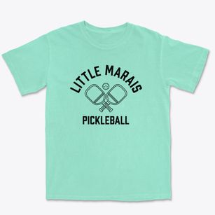 Little Marais Minnesota Pickleball Premium Heavyweight T-shirt