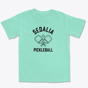 Sedalia West Virginia Pickleball Premium Heavyweight T-shirt