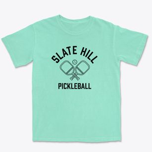 Slate Hill New York Pickleball Premium Heavyweight T-shirt