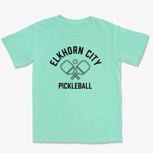 Elkhorn City Kentucky Pickleball Premium Heavyweight T-shirt