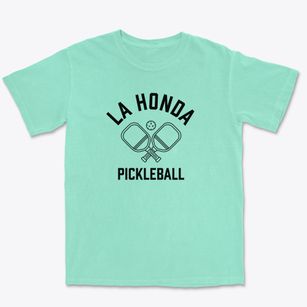 La Honda California Pickleball Premium Heavyweight T-shirt