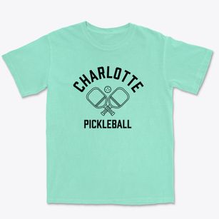 Charlotte Iowa Pickleball Premium Heavyweight T-shirt
