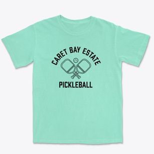 Caret Bay Estate Virgin Islands Pickleball Premium Heavyweight T-shirt