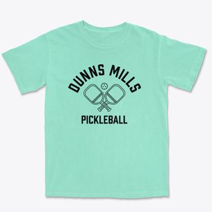 Dunns Mills New Jersey Pickleball Premium Heavyweight T-shirt