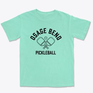 Osage Bend Missouri Pickleball Premium Heavyweight T-shirt