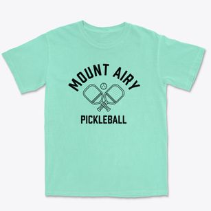Mount Airy North Carolina Pickleball Premium Heavyweight T-shirt