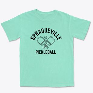 Spragueville Rhode Island Pickleball Premium Heavyweight T-shirt