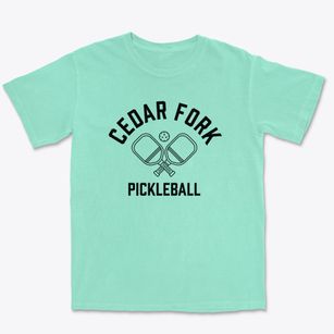 Cedar Fork North Carolina Pickleball Premium Heavyweight T-shirt