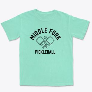 Middle Fork North Carolina Pickleball Premium Heavyweight T-shirt