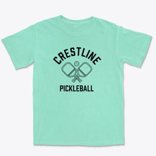 Crestline California Pickleball Premium Heavyweight T-shirt