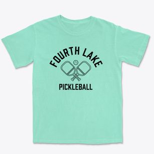 Fourth Lake New York Pickleball Premium Heavyweight T-shirt