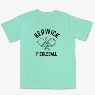 Berwick Maine Pickleball Premium Heavyweight T-shirt