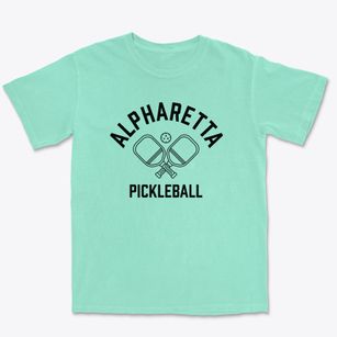 Alpharetta Georgia Pickleball Premium Heavyweight T-shirt