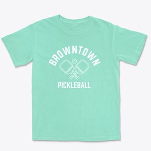 Browntown New Jersey Pickleball Premium Heavyweight T-shirt