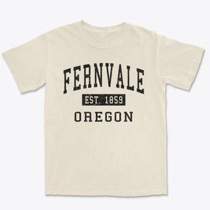 Fernvale Oregon Classic Established Premium Heavyweight T-shirt