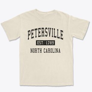 Petersville North Carolina Classic Established Premium Heavyweight T-shirt