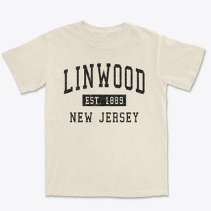 Linwood New Jersey Classic Established Premium Heavyweight T-shirt